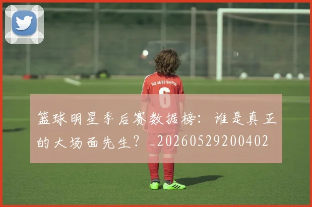 篮球明星季后赛数据榜：谁是真正的大场面先生？_20260529200402